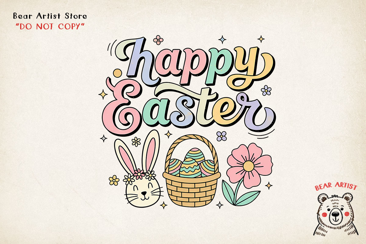 Happy Easter Day Bundle, an Object Graphic by GlitterCraft (Photo 14 of 101)