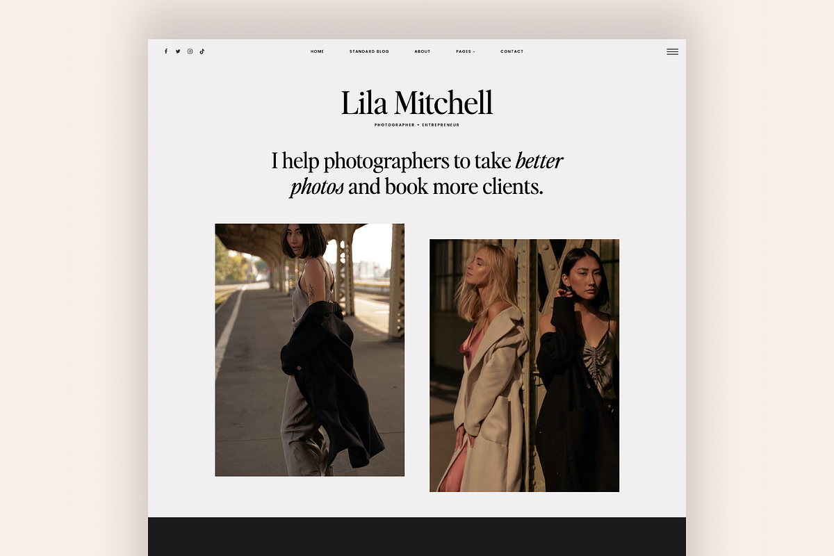 Lila - Feminine WordPress Theme, a WordPress Template by Creative Her (Photo 5 of 6)