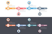 Timelines Infographics - Bundle 2, a Graphic by PixMarket (Thumbnail 4 of 5)