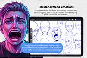 150+ Anime Male Head Procreate Stamp, a Brush Add-On by Selentaori Studio (Thumbnail 6 of 11)