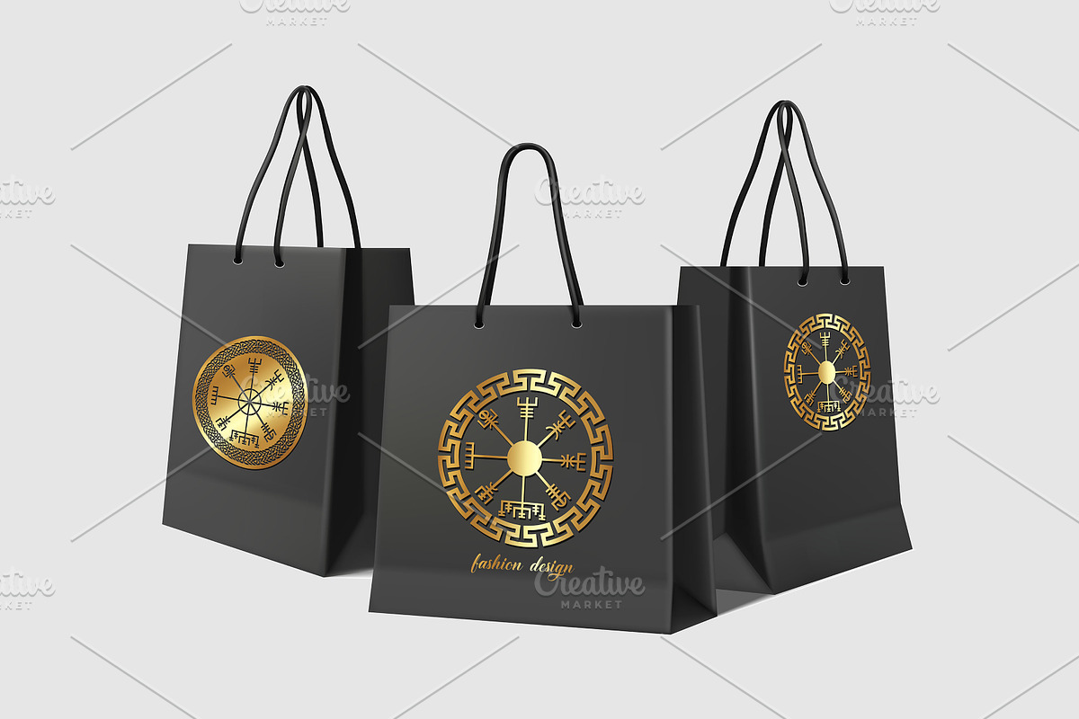 Norse viking Vegvisir Celtic symbols, an Object Graphic by GraphicRedStudio (Photo 7 of 11)