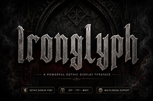 Gothic Blackletter Display Font