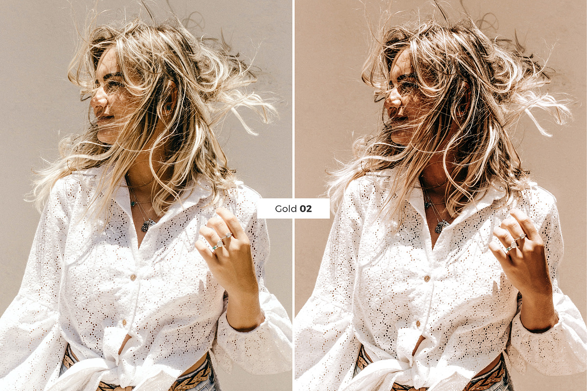 4 Lightroom Presets GOLD, an Action Add-On by Graace Studio (Photo 6 of 8)