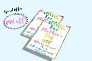Mother's Day Watercolor Flyer, a Flyer Template by Studio 19 (Thumbnail 1 of 3)