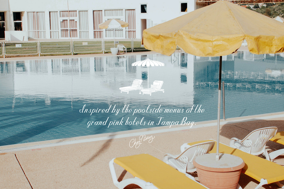 HOLIDAY PARK: Vintage Florida Hotel, a Script Font by Chez Núñez (Photo 3 of 3)