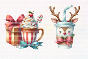 Cute Christmas Coffee Sublimation, an Illustration by CreationArt (Thumbnail 7 of 7)