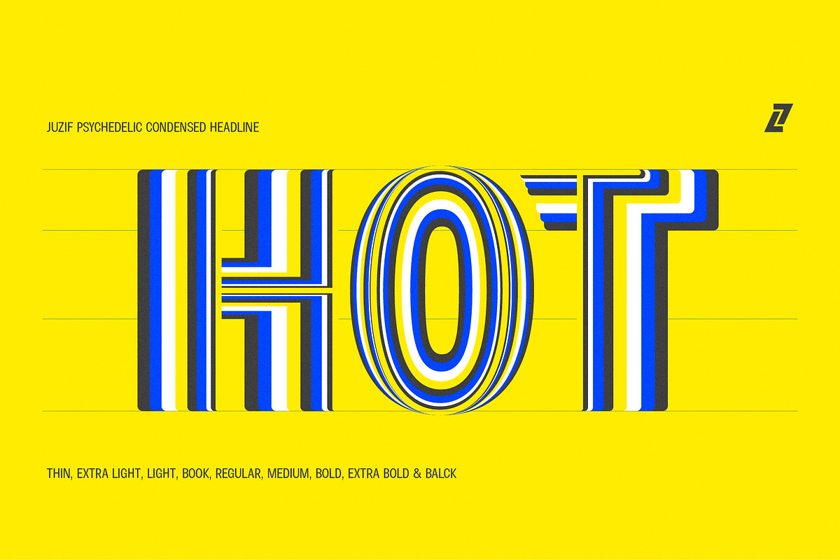 Juzif Regular (Single), a Sans Serif Font by Lella7 (Photo 3 of 18)