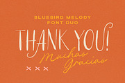 Bluebird Melody - Organic Font Duo, a Handwritten Font by Letterhend Studio (Thumbnail 9 of 9)