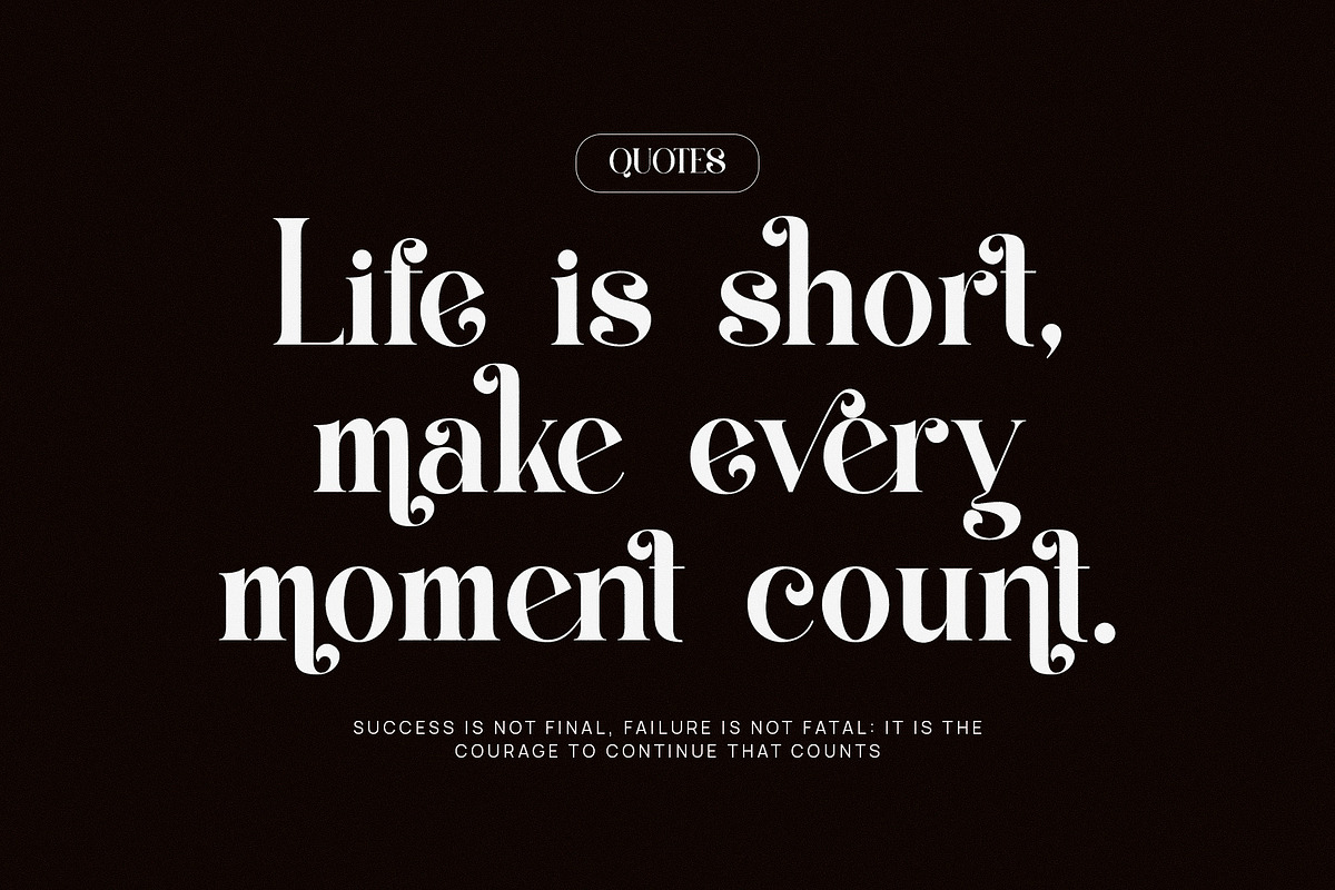 Megifin Beautiful Ligature Serif, a Serif Font by Alfinart (Photo 8 of 10)