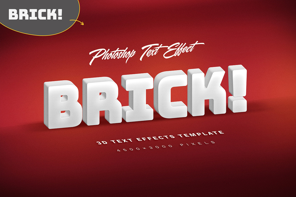 Bold White 3D Text Effect, a Layer Style Add-On by Andrew Skoch Design (Photo 3 of 6)