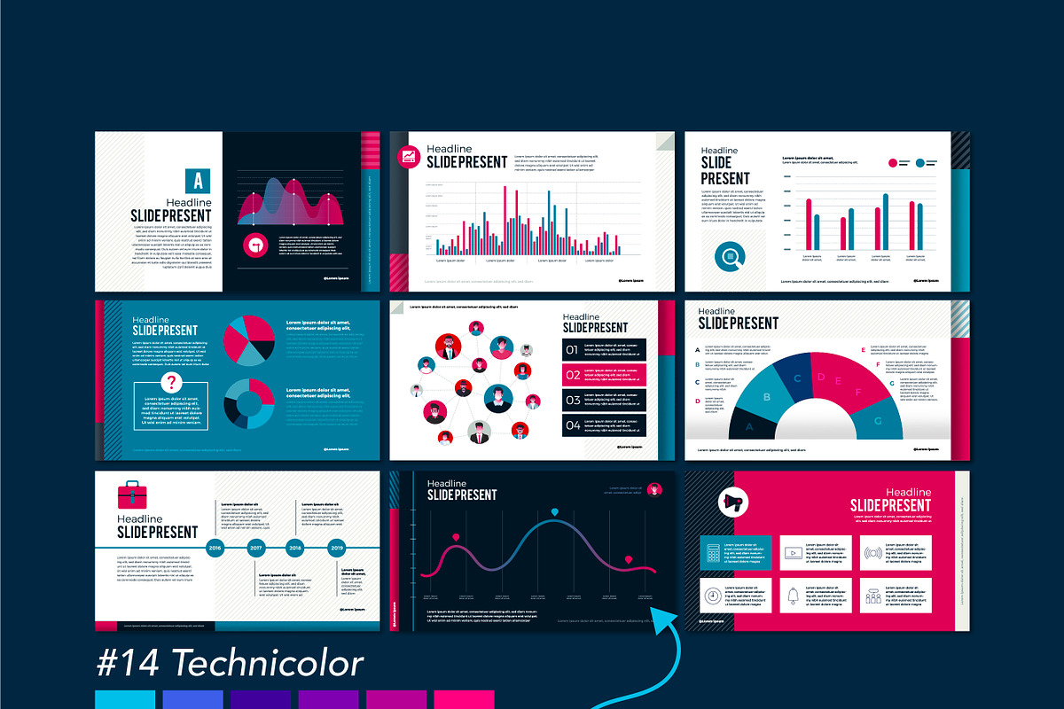 100 Color Palettes For MS Office, a Palette Add-On by Ellen Carty Design (Photo 2 of 9)