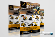 Construction Equipment Rentals Flyer, a Flyer Template by PSDPixel (Thumbnail 3 of 5)