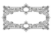 Vintage Rectangle Frame SVG Bundle, an Illustration by Designs_River (Thumbnail 19 of 31)