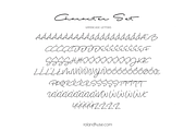 Shopping Script Variable, a Script Font by Roland Huse Design (Thumbnail 5 of 7)