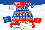 Guess Who Template Canva Editable, a Card Template by Snapybiz (Thumbnail 1 of 11)