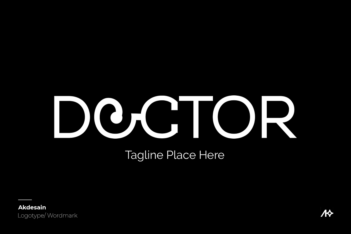 Doctor Wordmark Logo, a Branding & Logo Template by Akdesain