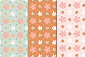 Groovy Retro Seamless Pattern