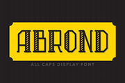 Abrond Typeface, a Serif Font by Scredeck (Thumbnail 1 of 5)