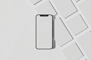 Phone with Screen Post Layout Mockup, an Advertising Mockup by skybluecreative (Thumbnail 3 of 3)