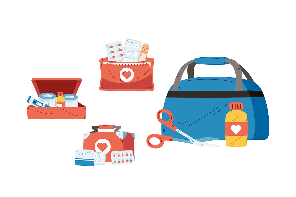 First Aid Kit Vector Icons preview 2