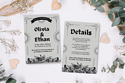Gothic & Romantic Wedding Invitation, a Templates & Theme by TemplateCastleStore (Thumbnail 6 of 9)