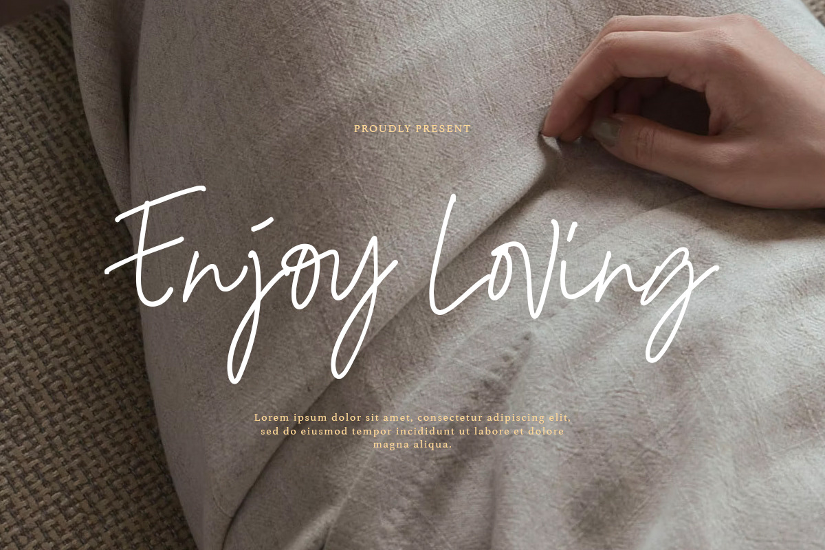 Another Passion - Handwritten Font, a Script Font by Sarid Ezra (Photo 9 of 10)