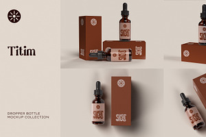 Digital Dropper Bottle Mockup