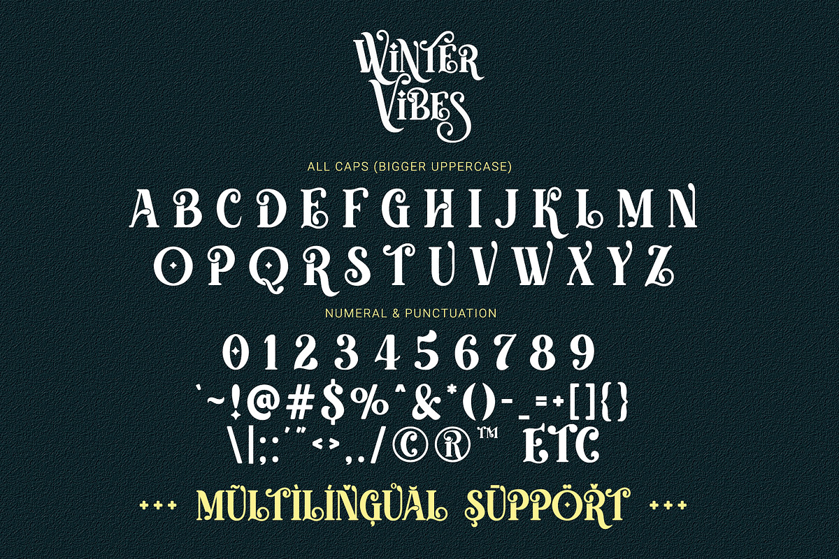 Winter Vibes - Modern All Caps Serif, a Serif Font by Airotype (Photo 8 of 11)