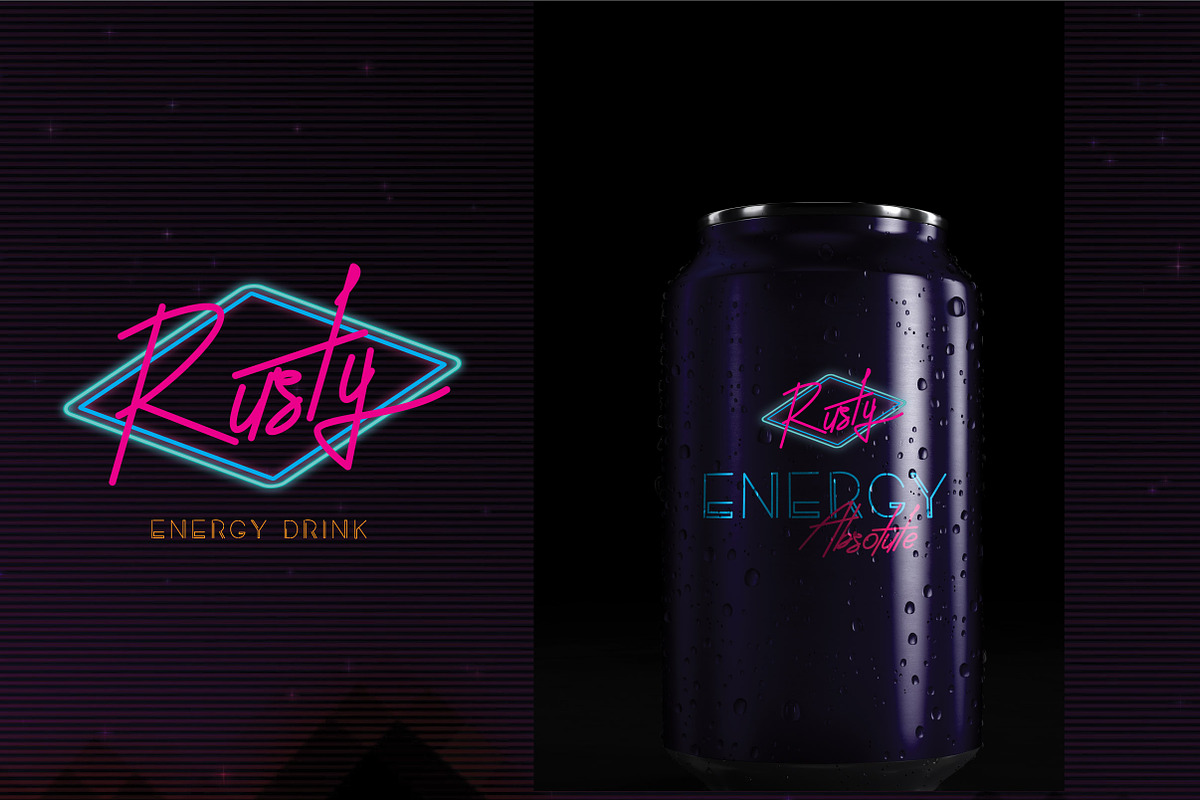 Neon Absolute - Font Duo preview 4