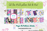 Watercolor Vertical Stripes Pattern, a Pattern Graphic by Paper & Pattern Studio (Thumbnail 9 of 9)