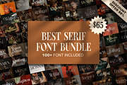 100+ Premium Serif Font Bundle, a Serif Font by Graphicxell (Thumbnail 1 of 12)