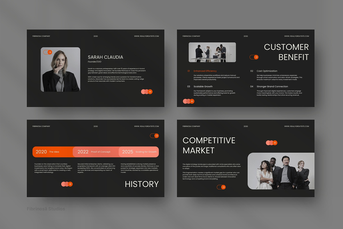 Modern Pitch Deck, a Presentation Template by FIBRINOSÄ (Photo 5 of 6)