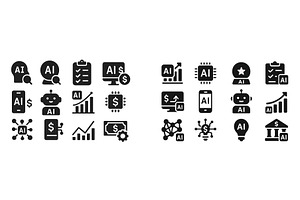 Innovative icons representing, a Finance Illustration by ZinetroN