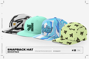 Snapback FullCap Mockup