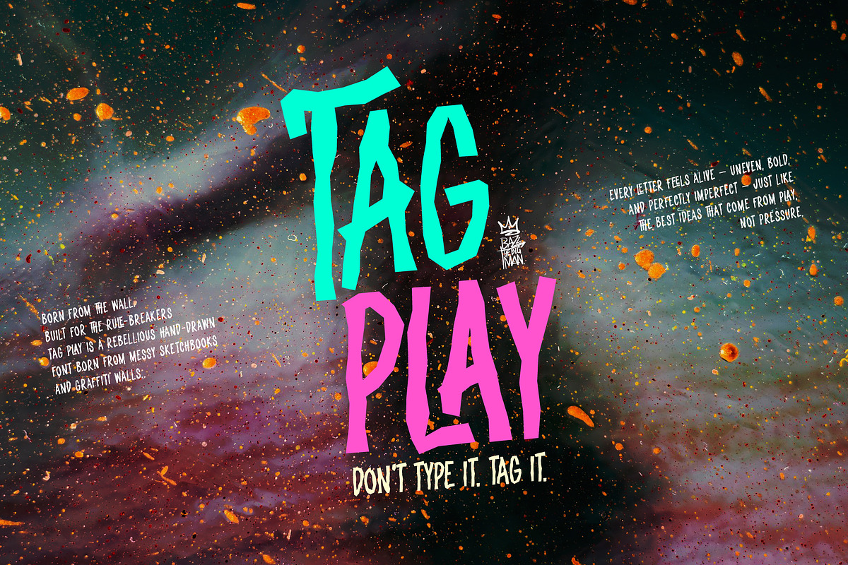 Tag Play, a Handwritten Font by BBtypeStudios (Photo 1 of 10)