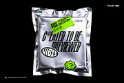 Metallic Foil Bag Mockup Set, a Packaging Mockup by Renderteam (Thumbnail 13 of 22)