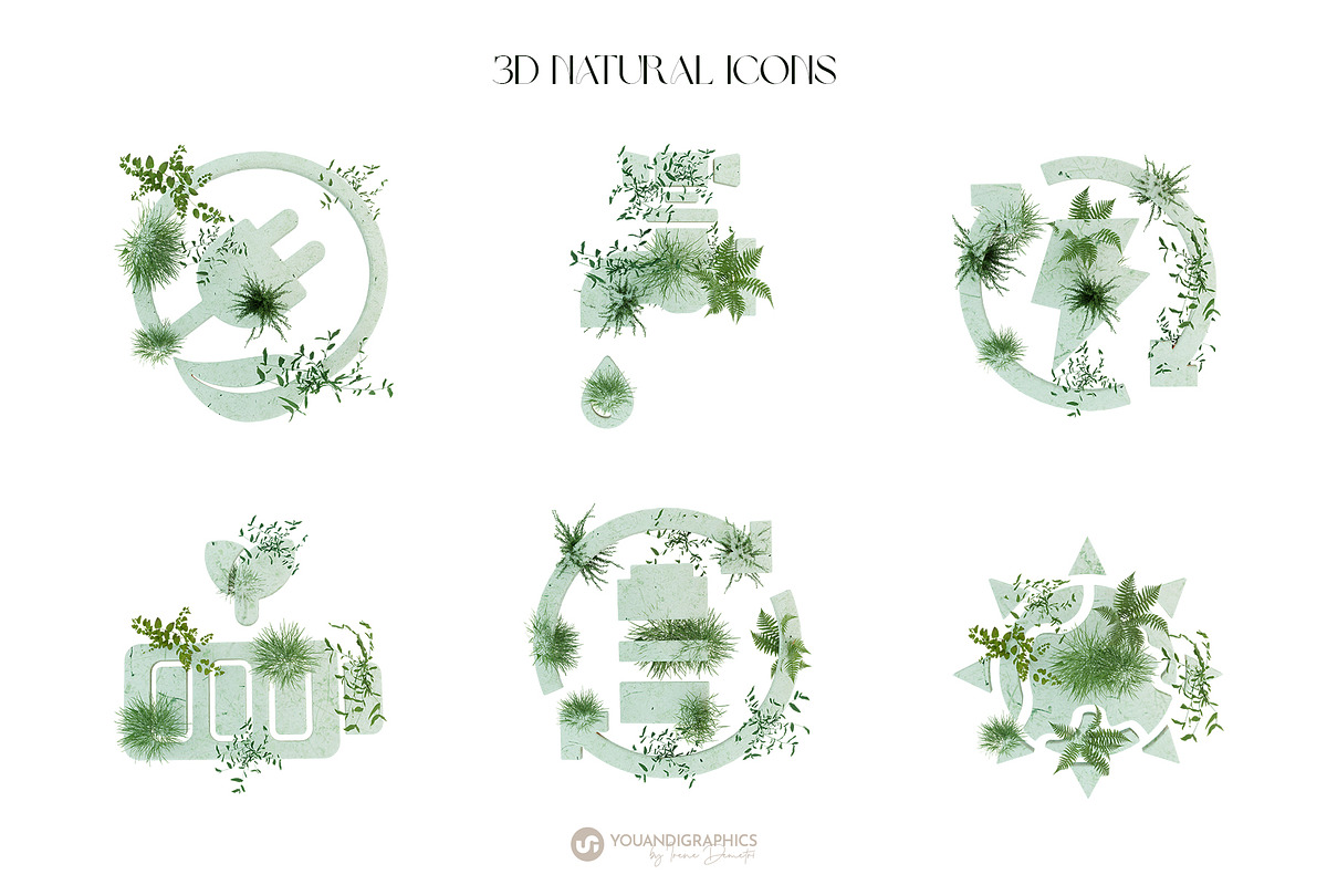 Sustainable 3D Icons, an Icon by Youandigraphics (Photo 12 of 16)