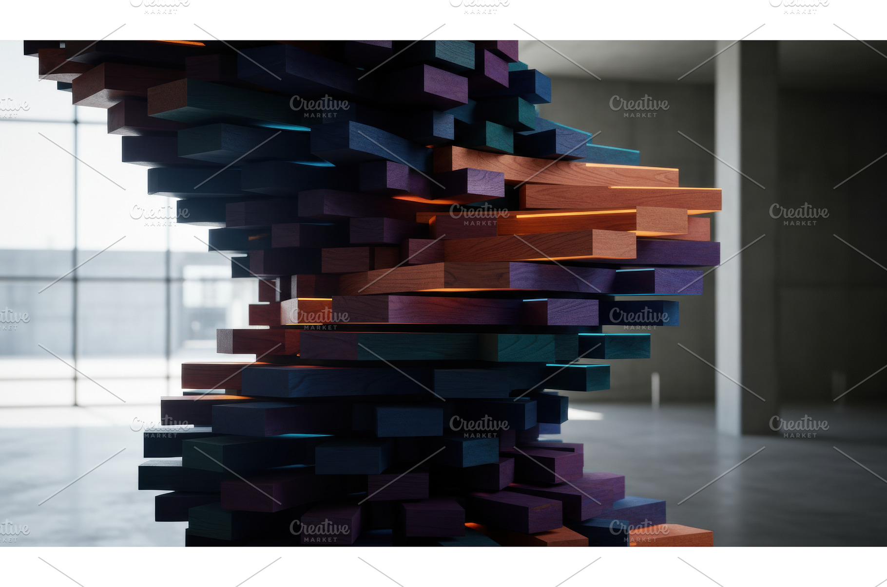 Contemporary sculpture of stacked, an Arts & Entertainment Photo by Igor Tichonow