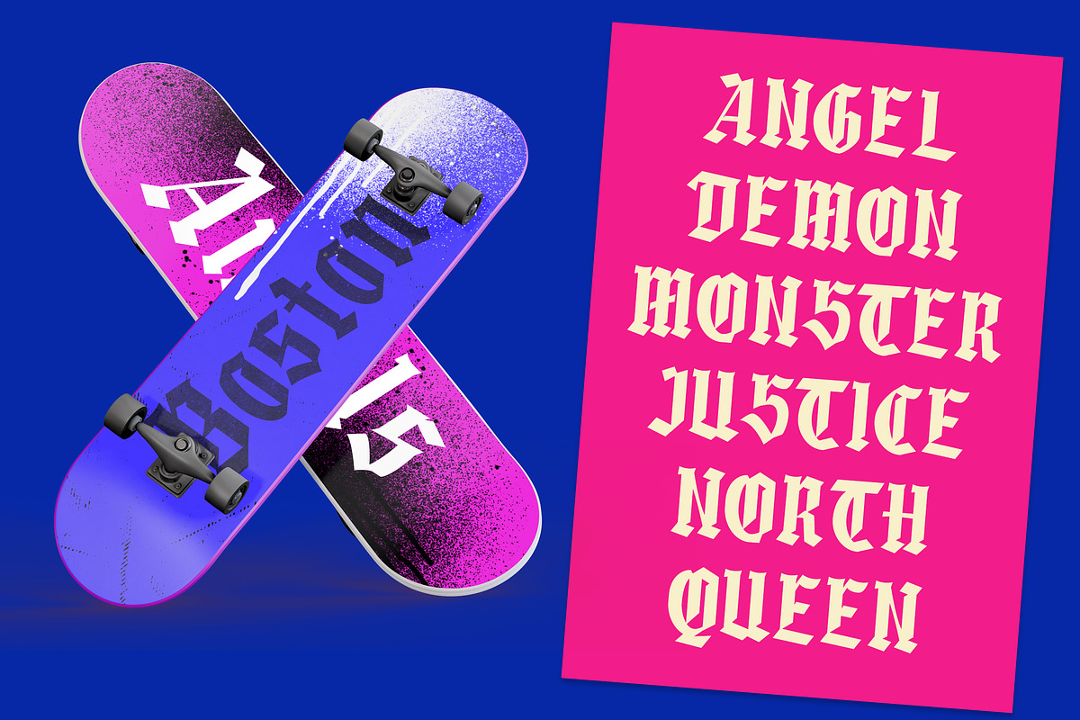 Wintress Blackletter, a Blackletter Font by Angin Studio (Photo 11 of 13)