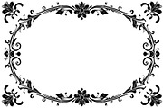 Decorative Frame Vector Bundle, an Illustration by yasushie (Thumbnail 8 of 9)