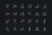 Help and Emergency Icons Set, an Outline Icon by Prosymbols (Thumbnail 6 of 8)