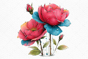 Romantic Roses Valentine's Day Png, an Illustration by Craft Nest (Thumbnail 10 of 11)