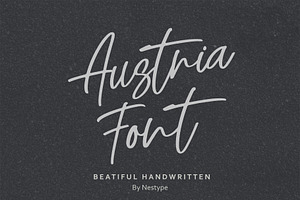 Austria Font Beautiful Handwritten