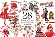 Funny Retro Quotes PNG Clipart, an Object Illustration by KennedyStudio (Thumbnail 1 of 5)