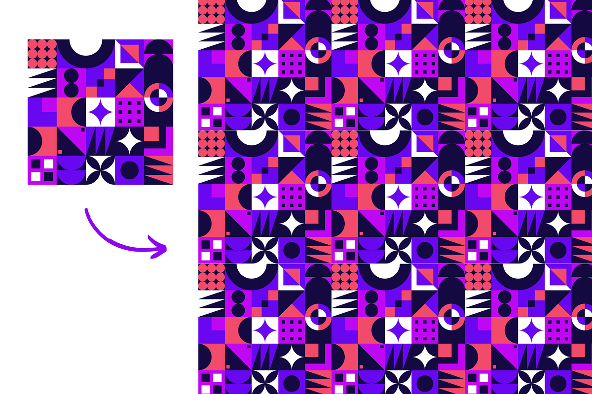 Neo Geo Abstract Geometric Pattern, a Pattern Graphic by ItsReksita Pattern (Photo 4 of 10)