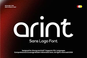 Arint - Sans Serif Logo Font