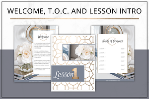 EBook Template Canva InDesign Gold