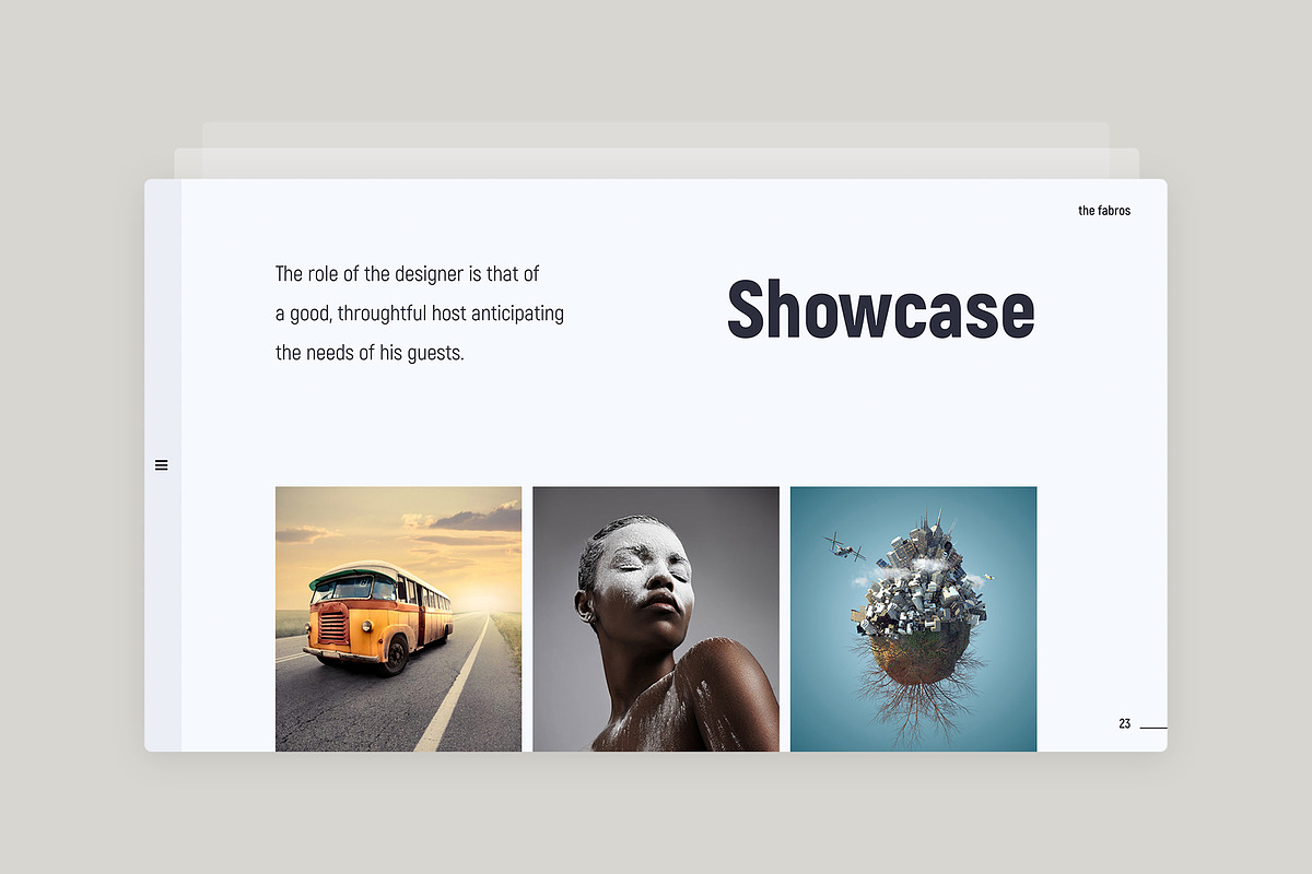 Fabros - Minimal & Creative Template, a Presentation Template by UDEA Store (Photo 2 of 15)