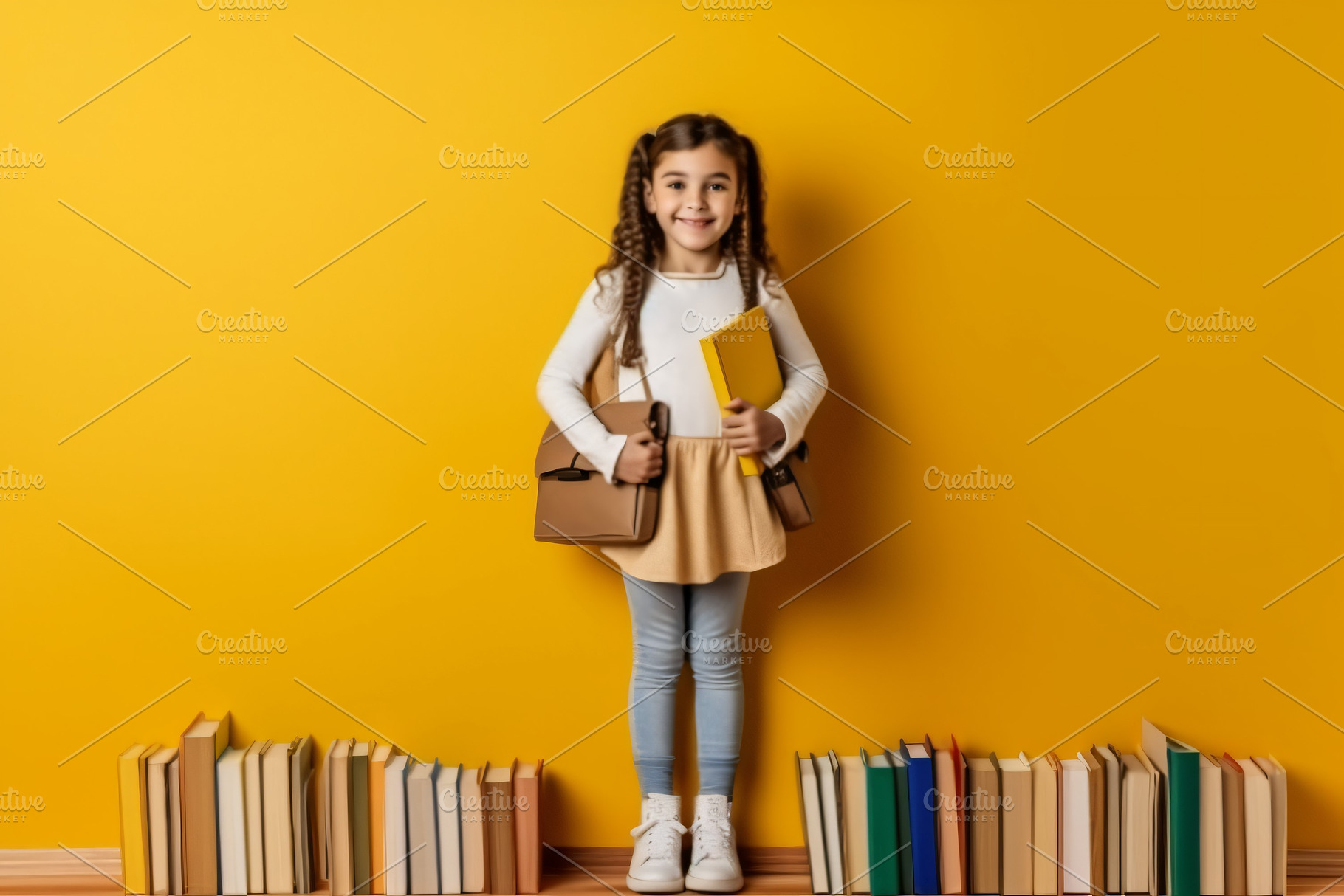 Backpacks Books Kids Headed school, a Person Photo by shahsoft