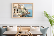 Oil Painting Print-Vintage Houses, a Seasonal Illustration by NSTUDIO (Thumbnail 5 of 9)